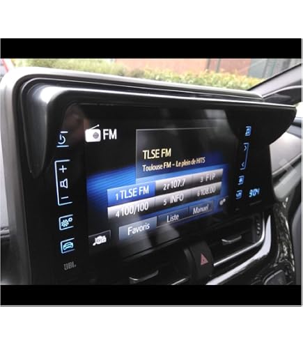 YEE PIN Cornice Parasole Per Schermo Auto – Compatibile Con Toyota C-HR, Corolla, RAV4 E Yaris 2020 - 2