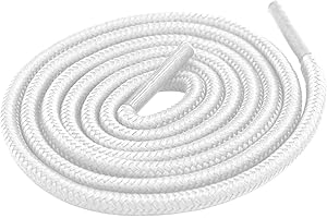 TBOC Cordones [Redondos] Zapatos Deportivas Botas Calzado [Largo 90-120-140 cm] Cordones Zapatillas Deporte [Diámetro 5 mm] Compatibles con Converse Nike Adidas Vans Reebok New Balance Panama Jack