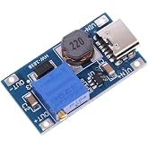 Alkatronik MT3608 Type C Usb 28V 2A DC Boost Mod&uuml;l Ayarlanabilir Voltaj Y&uuml;kseltici G&uuml;&ccedil; Kaynağı Step Up Dc &Ccedil;evir