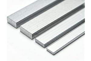 FRATELLI BIASCO Barra piatta in ALLUMINIO 6082 anticorodal, varie sezioni e lunghezze (20X5X1000 mm)