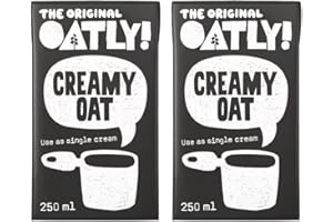 KOALAKOI Vegan Creamy Oat Oatlys Single Cream, 2x250ml (2x250g)