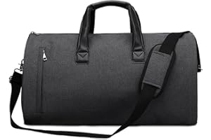 WLDOCA 2 en 1 Costume Sac de Sport pour Homme/Femme 55L Sac de Transport de Voyage Fitness pli avec Sacs à Chaussures indépendants pour Anniversaire Cadeau de noël