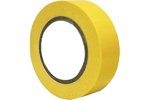 WELSTIK Waterproof Gaffer and Duct Adhesive Cloth Repair Tape, Yellow 19mm x 9.14m