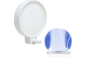 ANRBB Pietra aerea per acquario, 50 mm, pietra frizzante silenziosa per acquario, diffusore di ossigeno ultra silenzioso, Nano Bubble Air Stone per acquario e idroponico, Super Tiny Bubbles per più ossigeno