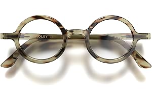 LONDON MOLE® Moley reading glasses | Cool round shaped readers | Men’s Women’s Unisex | Spring hinges