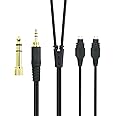 Replacement Audio Cable Compatible with Sennheiser HD650, HD600, HD580, HD660S, HD58X, HD565, HD545, HD535, HD525, HD265, HD565, HD545, HD535, HD525, HD265, Massdrop HD6XX Headphones 1.2meters/4feet