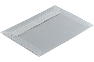 ‎B L A N K E BRIEFHÜLLEN Transparente Briefumschläge, DIN C6, 92 g/m², 114 x 162 mm, 100, transparent-weiß, Haftklebung mit Abziehstreifen, Gerade Klappe, Offset, Ohne Fenster, Blanke Briefhüllen