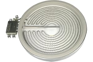 E.G.O. Strahlheizkörper Einkreis Glaskeramikkochfeld 1800W Ø 175mm Ego 1058113032 HiLight-Heizkörper mit Temperaturmelder passend Bosch Siemens 00647881 Constructa Balay Neff Kübbersbusch gb hss hsn