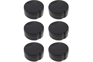 ECSiNG 6 unids cubierta a prueba de polvo del umbral del coche reemplazar 66788900 compatible con Transporter Kombi T5 T5.1 T6 para Umbral Trim ABS Plástico Negro