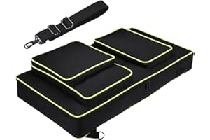 Yaowanguan Controladores DJ Funda Estuche para AlphaTheta DDJ-GRV6,para Pioneer DJ DDJ-FLX10/DDJ-1000SRT/DDJ-1000,Estuche de Viaje Portátil con Correa de Transporte y Hombro,Bolsa para Accesorios