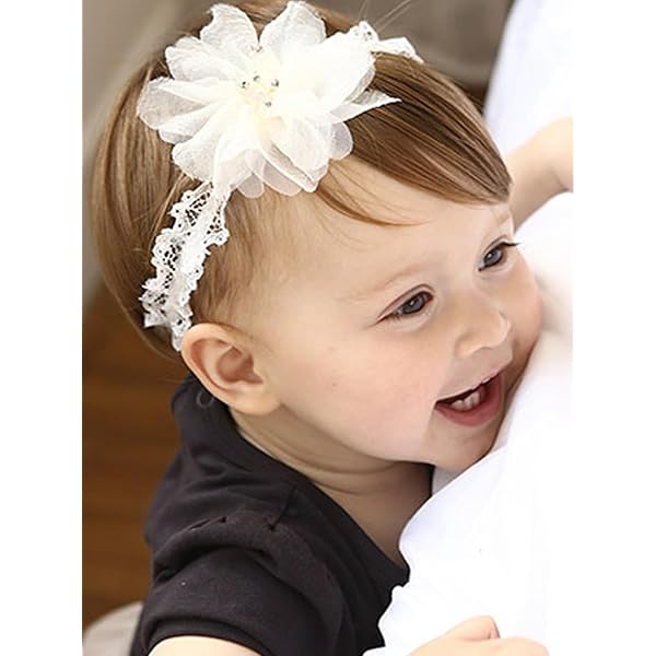 Baby Mädchen Stirnbänder Mit Schleife - Zarter Haarschmuck Für Neugeborene