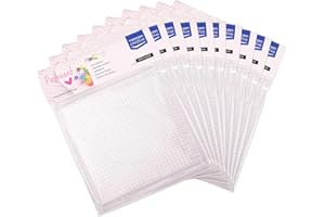 Vaessen Creative Pannelli per Incastro Perline, Set di 10, Quadrato, 14,5 x 14,5 cm, Perfetto per i Lavori di Fai-da-te con Bambini, per Creare Gioielli, Decorazioni Fatte in Casa e per Altre Idee