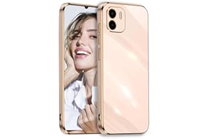 POUHYE Funda para Xiaomi Redmi A2 / A1 4G Carcasa Silicona, Protección Cámara Ultra Fina Galvanizado Suave TPU Bumper Resistente Antigolpes Móvil Case para Xiaomi Redmi A2 / A1 4G Rosa