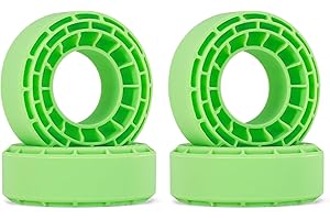 INJORA 4 Pezzi di Inserti in Gomma Silicone per Pneumatici da 56-58mm*24mm (Piccoli)