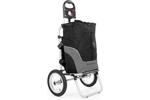 Duramaxx Carry - Rimorchio Bici, Carrello Bici con Borsa da Trasporto Rimovibile, Telaio in Metallo, Cargo Bike, Ruote 12", Carico Massimo 20 kg