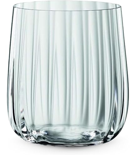 Spiegelau & Nachtmann Bicchieri In Cristallo - Set 2 Pezzi, 340ml, Design Foglia Verde - Foto 7