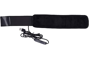 ‎LIEBEWH Pasek grzewczy obiektywu Uniwersalny podgrzewacz rosy USB Podgrzewacz obiektywu 3-poziomowy przełącznik temperatury Regulacja temperatury Lodowa mgła Pas przeciwmgielny