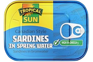 TROPICAL SUN FOODS Tropical Sun Canadian Style Sardines in Spring Water (Pack of 12)