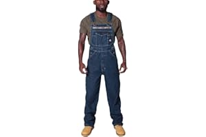 YOSUWOAI Jeans-Latzhose für Herren Arbeitsoverall mit Entspannter Passform Verstellbaren Trägern und Mehreren Werkzeugtaschen Workwear Overall Latzoverall Loose Fit Strampler Overalls