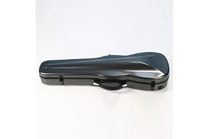 Fiolfodral I Kolfiber, Ultralätt Ryggsäck, Fiolfodral Med Enkel Och Dubbel Axelrem Violininstrumentfodral(Black,4/4)