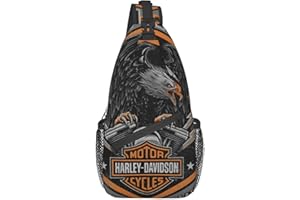 RFSHOP Harley Davidson Petit sac à bandoulière pour homme et femme, photo