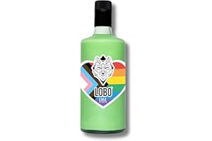 LOBO SOY COMO QUIERO SER Ser Lobo - Tequila de Melón I Crema de Melón con Tequila I Licor crema con carácter libre, salvaje y arriesgado I 15% I 0,7 L (Pride Edition)
