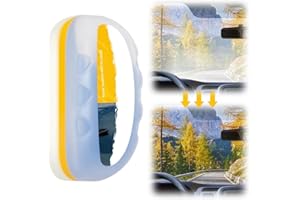 ‎COMEPEW Automotive Oil Film Cleaning Brush, 2024 Neuest Multifunktionale KFZ-Ölfilm-Reinigungsbürste, 120ML Ölfilm-entferner für Windschutzscheiben Ölabweisende Folie Glas-Ölfilm-Entferner für Auto (1, Gelb)