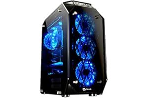 TALIUS, TECH 4 U Talius Caja ATX Gaming Kraken Tornado 4 Paneles de Cristal Templado - USB 3.0-2X USB 2.0 - Sin Fuente - Negra