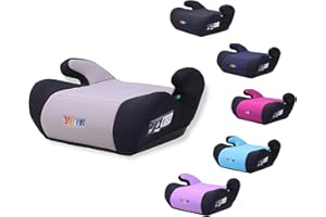 YALION Kindersitzerhöhung Sitzerhöhung Auto Kinder Kinderautositze Sitzerhöhungen- Kindersitz/Autositz für Kinder (Gray-A1)