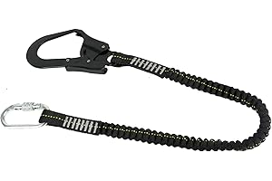 OWNANT Fallschutz Klettersteigset Absturzsicherung Klettergurt für Outdoor Bergsteigen Rettungsdienst