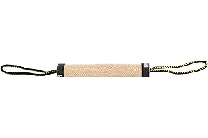 DINGO GEAR WWW.DINGOGEAR.COM 1977 DINGO GEAR Jute Roller Bite Tug 2 Handles Reinforced for Bite Training K9 IGP Fun S00157,25x3 cm