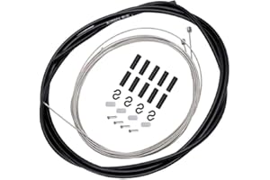 Bestgle Universal Bike Brake Cable & Bicycle Shifter Cable with Housing for Mountain Bicycle MTB Road Bike Basic Brake Cable Replacement Kit