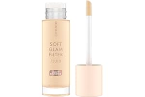 Catrice Soft Glam Filter Fluid, baza, nr 002, Nude, pielęgnujący, naturalny, błyszczący, promienny, wegański, bezolejowy, bez perfum, bez alkoholu, 1 opakowanie (30 ml)
