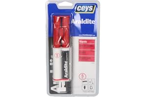 Ceys - Araldite - Adhesivo rápido duradero - Todos los materiales - Jeringa 24 ML
