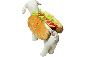Petitebelle - Costume da cucciolo di cane da Hotdog (grande)