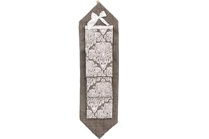 Russo Tessuti Portarotolo 3 Rotoli Carta Igienica Bagno SVEVA Medaglioni Mandala Vari Colori-Fango