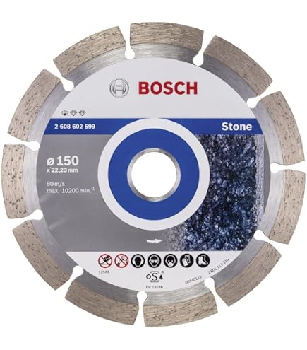 Einhell Kit 2 Disques Coupe Diamant 150mm Pour Rainureuse TE-MA 1700 - Coupe Béton Carrelage