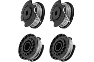 HEXINYIGJLY 4 Rotoli Ø1,6mm Bobine di Filo Decespugliatore Compatibili con Bosch ART 23 SL 26 SL, EasyGrassCut 18 23 26, 18-230, 18-260, Rocchetto Filo Tagliabordi, Bobine per Tagliaerba F016800569 F016800385
