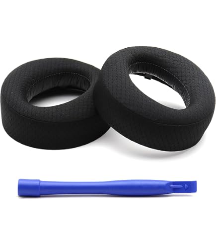 INF Ohrpolster Für Sony PS5 Pulse 3D Headset – Memory-Schaum, Schwarz, Besserer Komfort & Sound