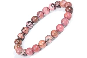 AWARDSEN 8mm Bracelet Pierre Naturelle Femme hommes Pierre Precieuse Bracelet Stretch Perle Bijoux Cadeau pour Femme hommes