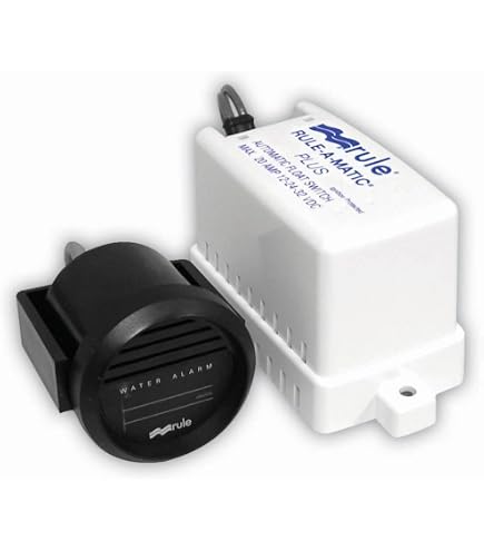 Pactrade Lenzpumpen-Schalter Mit Alarm Für Boote – Automatisch & Manuell (IP65 Wasserdicht)