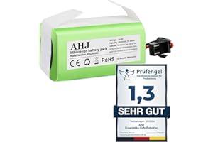 AHJ 14.4V 2600mAh Li-ion Batteria di Ricambio per Proscenic 850T/850P, per Lefant T700/M520, per IKOHS Netbot S14 S15, per Deebot N79S N79, per Eufy RoboVac 11 11S, per Bagotte BG600/BG700