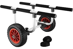 Wiltec Carrello da Trasporto per Kayak in Alluminio