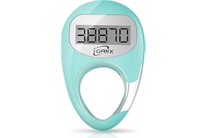iGANK Simple Walking Pedometer Step Counter for men women kids