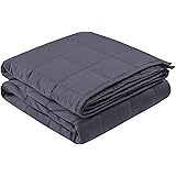 Weighted Blanket for Adult - 6.8kg 150 x 200cm Heavy Blanket for Adults Anxiety Calming Blanket for Quality Sleep, 100% Breat