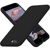 URUCHI iPhone 7 Plus / 8 Plus ile Uyumlu Kılıf, İ&ccedil;i Kadife Kaplamalı İnce Sıvı Silikon Tam Koruma Yumuşak Jel Silikon Kapak, 