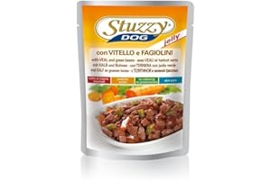 Stuzzy Dog Jelly cielęcina i fasola, karma dla psów mokra w galaretce, 24 worki x 100 g