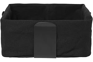Blomus - DESA - Cesta de pan tamaño L, elegante tono negro, aspecto armonioso, 26 x 26 cm, color negro (64201)