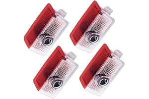 SYLSWX 4Pcs Luces LED de Bienvenida Mercedes Benz, Proyector de Luz para Puerta de Coche, Accesorios para A B C E M G AMG W166 W176 W205 W212