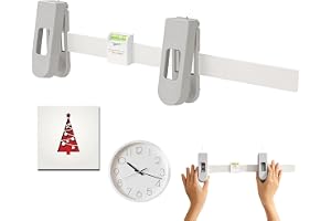 Magnetic Picture Hanger Tool - Precision Nail Ruler, Portable Drywall Kit
